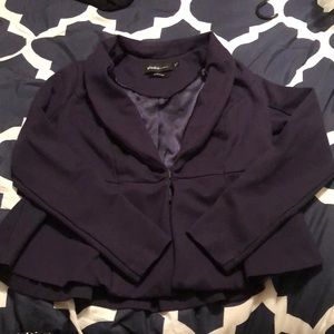 Torrid Stretch Peplum Style Blazer